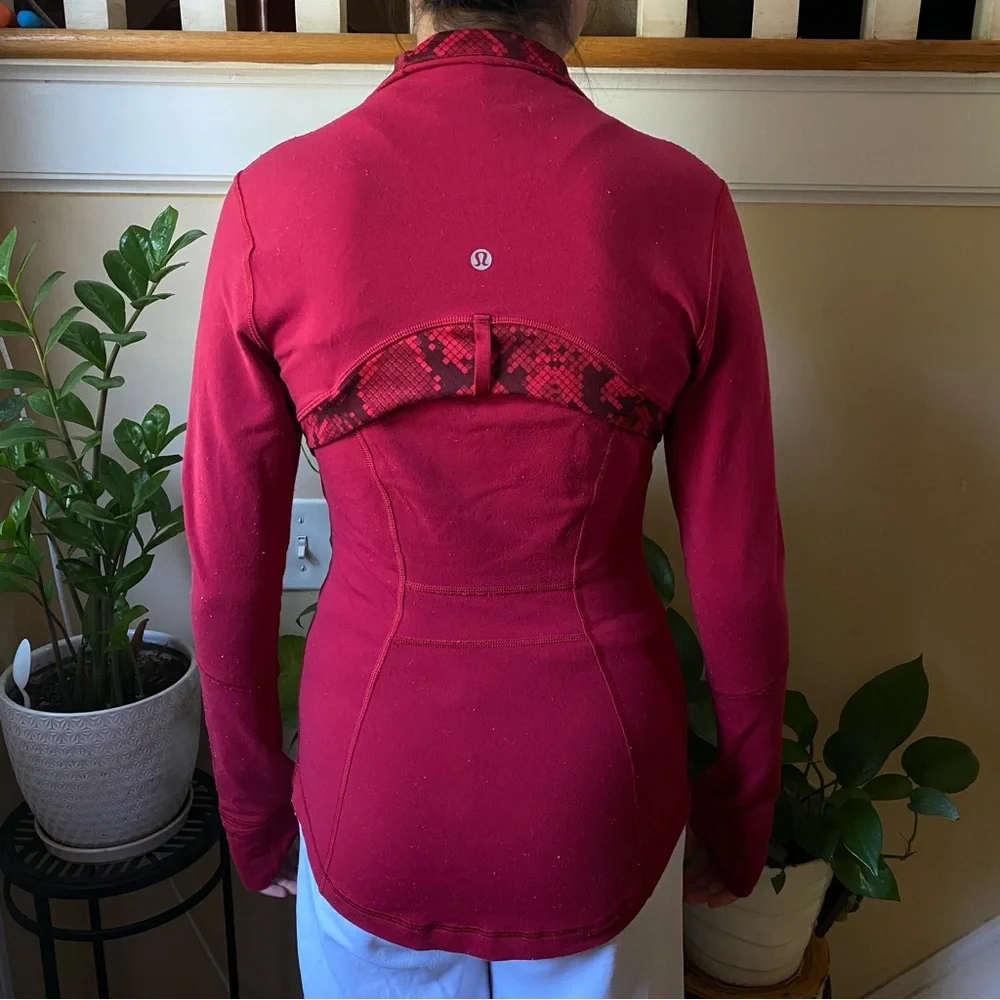 Lululemon Athletica Red Define Jacket - Picture 4 of 5